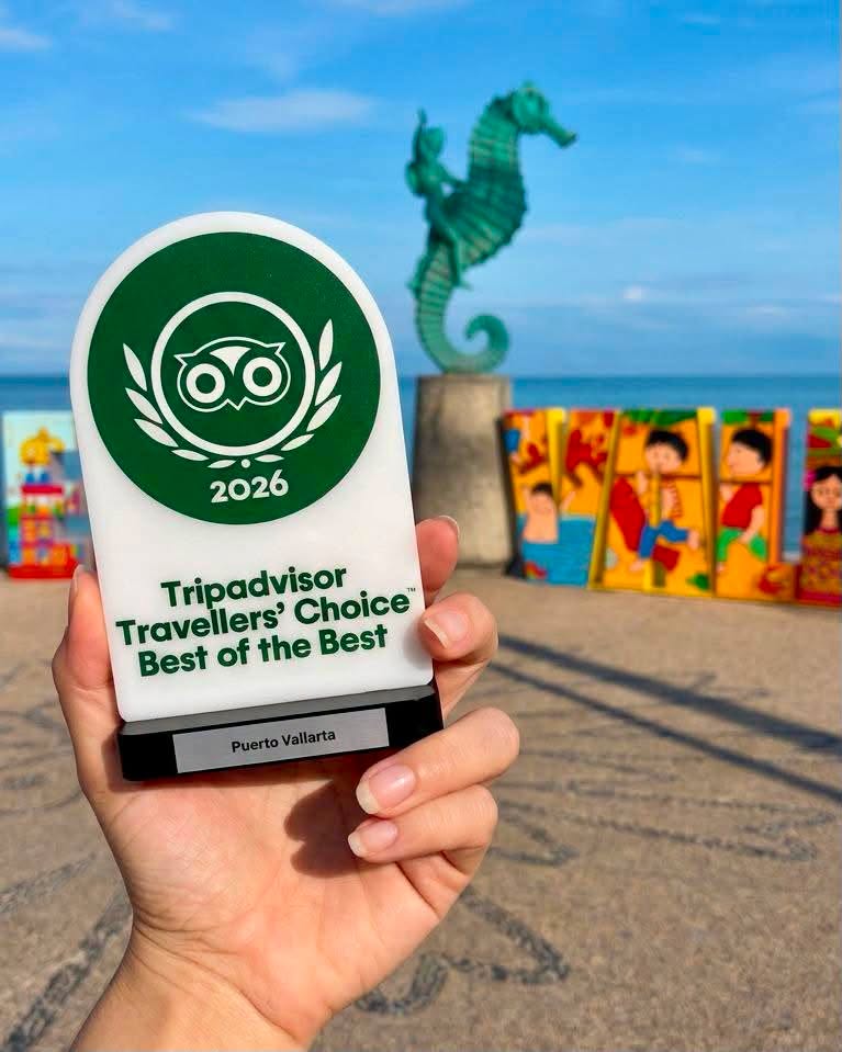 Puerto Vallarta recibe el premio Travellers' Choice Lo Mejor de lo Mejor de Tripadvisor